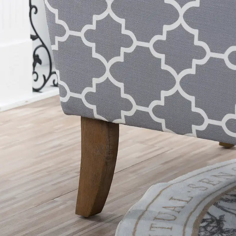 Modern Accent Chair with Birch Wood Legs – Fabric Upholstery, 220 lb Capacity, 28.9"W x 35.4"H