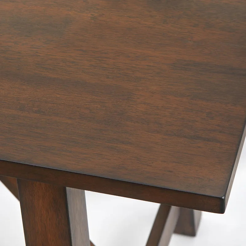 Farmhouse Trestle Dining Table with A-Frame Base