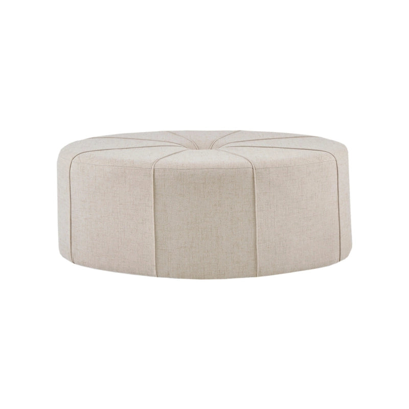 Oversized Oval Tufted Ottoman – 48.5" Wide, 300 lb Capacity, No Assembly Required