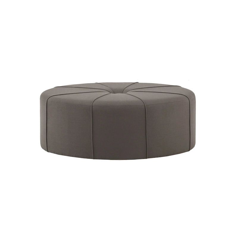 Oversized Oval Tufted Ottoman – 48.5" Wide, 300 lb Capacity, No Assembly Required