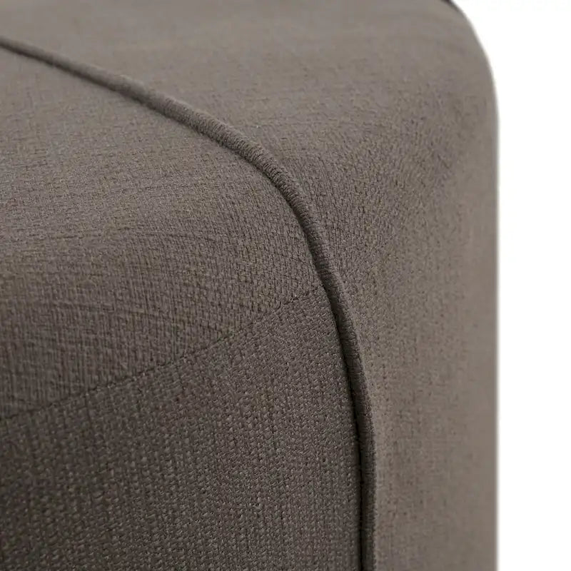 Oversized Oval Tufted Ottoman – 48.5" Wide, 300 lb Capacity, No Assembly Required