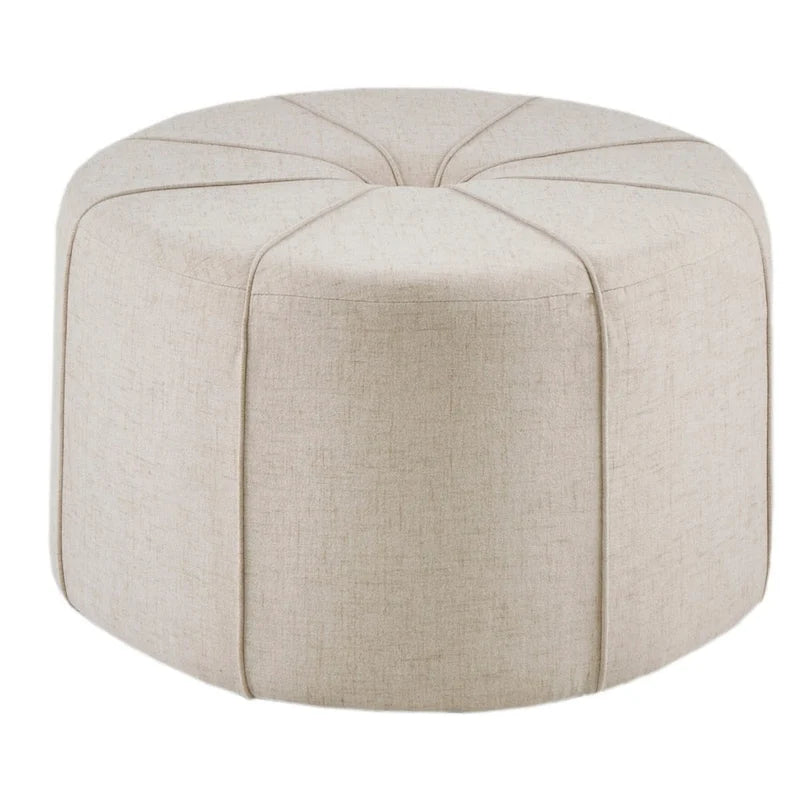 Oversized Oval Tufted Ottoman – 48.5" Wide, 300 lb Capacity, No Assembly Required