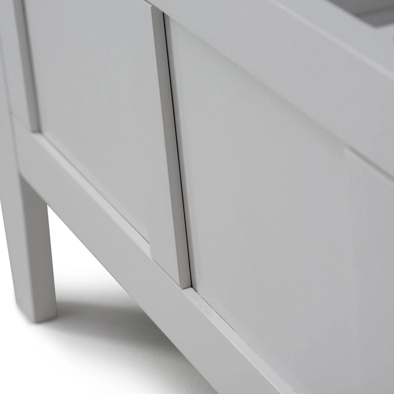 48" Solid Wood Entryway Storage Bench with Flip-Up Lid & Dual Compartments – 6 Colors
