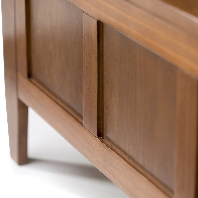 48" Solid Wood Entryway Storage Bench with Flip-Up Lid & Dual Compartments – 6 Colors