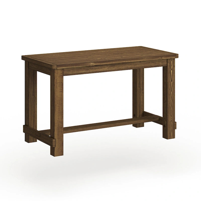 Rustic Solid Wood Counter Height Dining Table