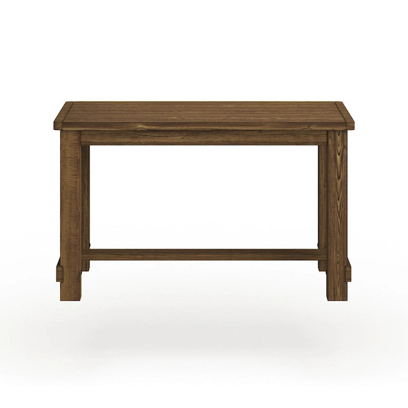 Rustic Solid Wood Counter Height Dining Table