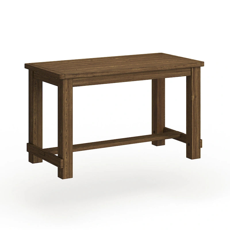 Rustic Solid Wood Counter Height Dining Table