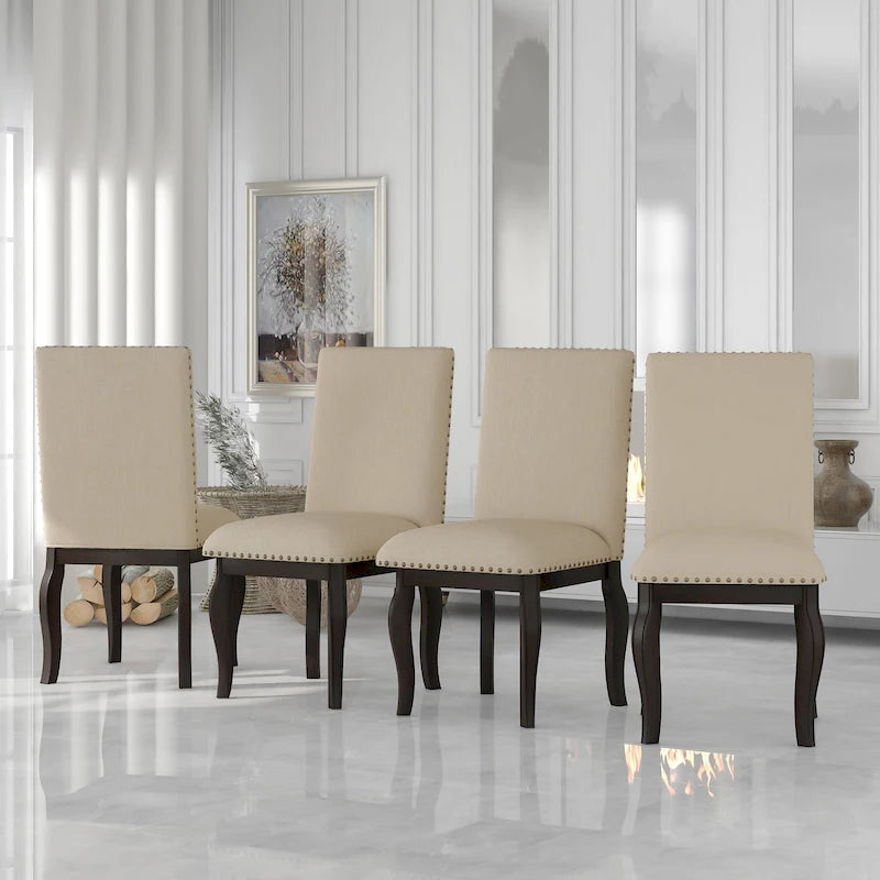 Upholstered Dining Chairs Set of 4