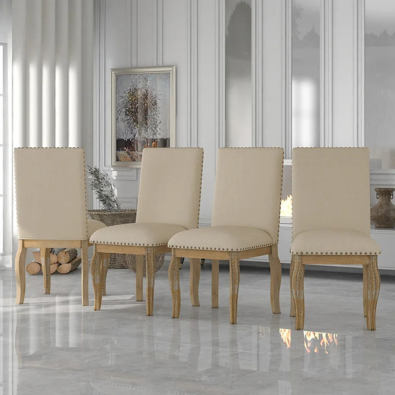 Upholstered Dining Chairs Set of 4