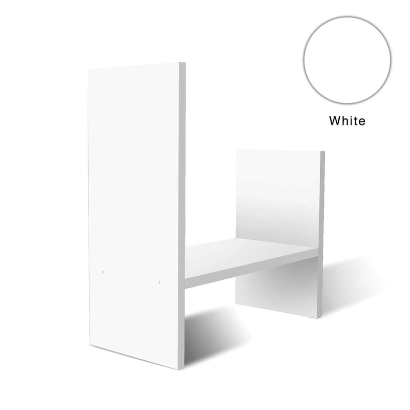 Desktop Bookshelf & Organizer Shelf – Walnut Wood, L-Shape Multi-Compartment, Desk Storage