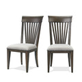 Nailhead Trim Upholstered Dining Chairs