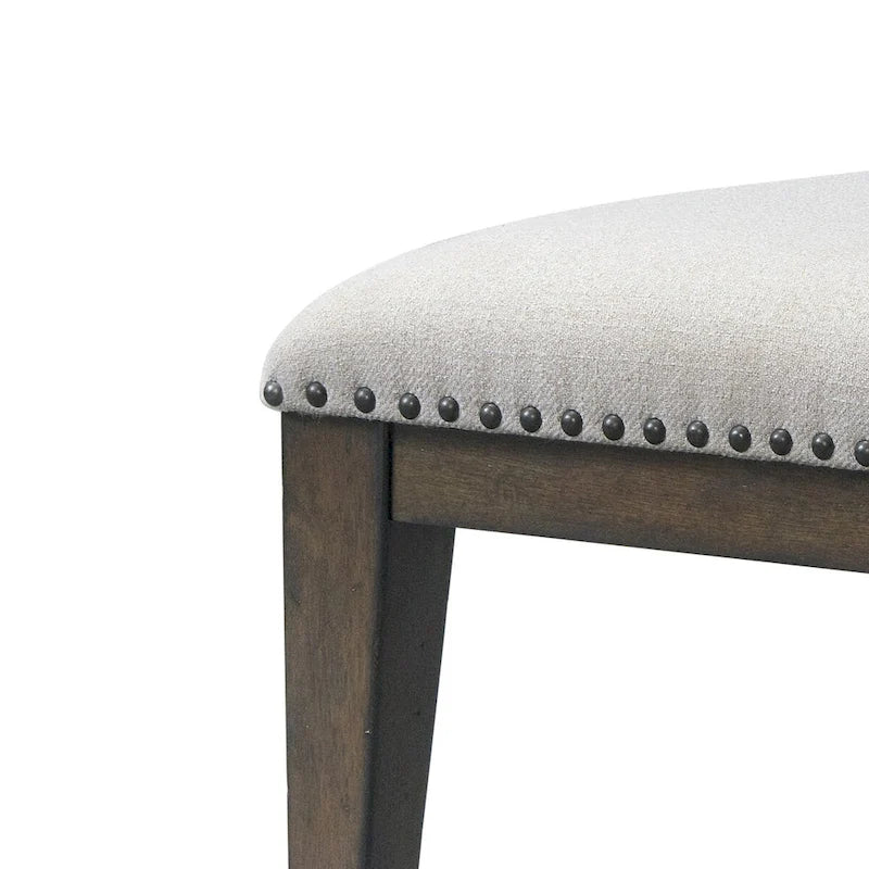 Nailhead Trim Upholstered Dining Chairs